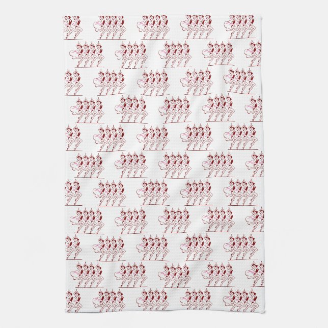 Dancing Girls Thunder_Cove Kitchen Towel (Vertical)