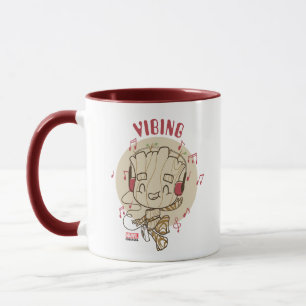 Dancing Groot Vibing With Headphones Mug