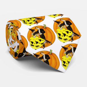 Dancing Halloween Couple Tie