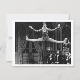Dancing Harlequin Postcard