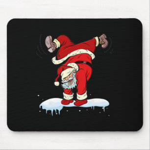 Dancing Hip Hop Santa Claus Xmas Christmas Party  Mouse Pad