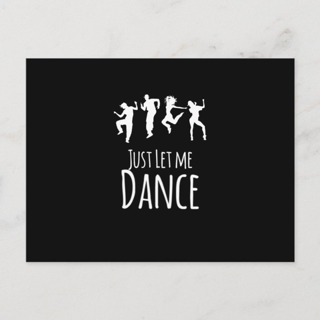 Dancing Hobby Sport Muscles Tanzer Music Postcard (Front)