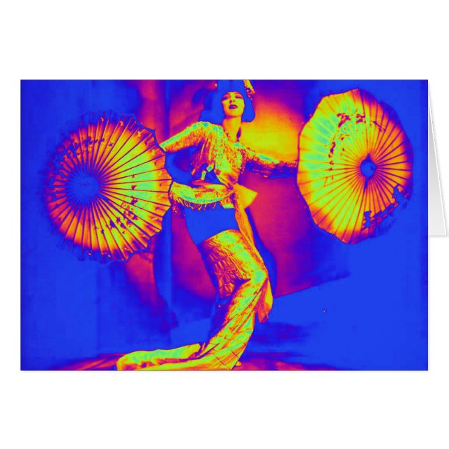 Dancing in color Greeting Card (Devant horizontal)