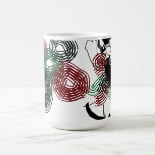 Dancing  in peppermint  coffee mug