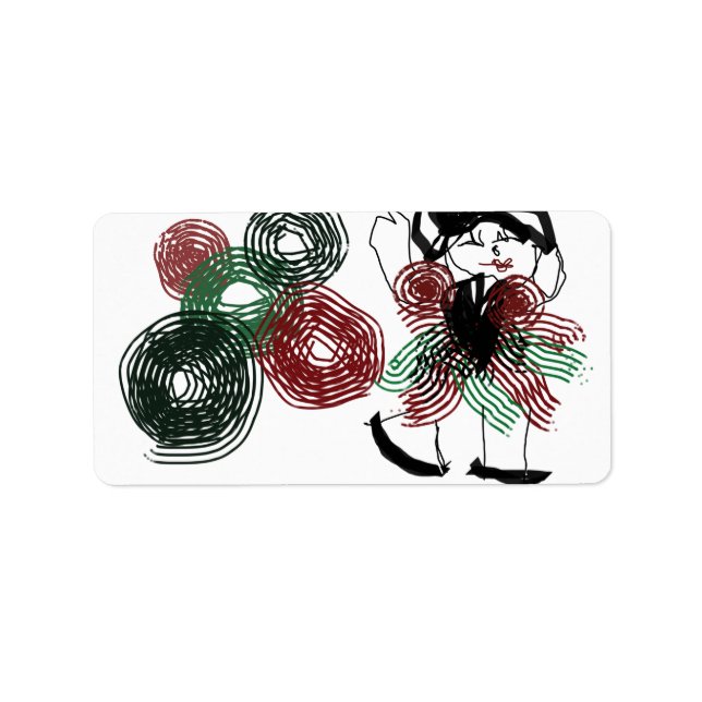 Dancing  in peppermint  label (Front)