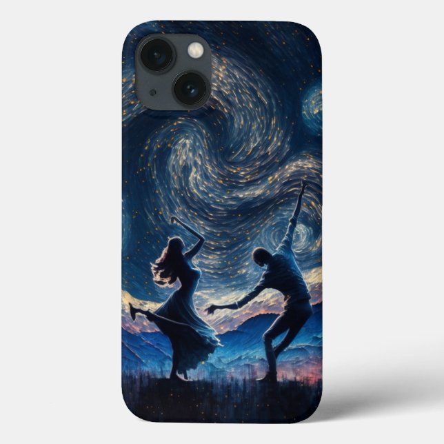dancing in starry night Case-Mate iPhone case (Back)