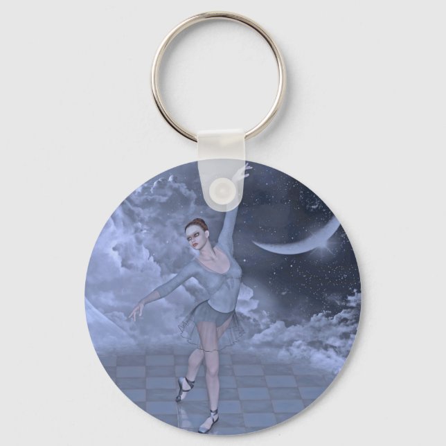 dancing in the clouds keychain (Front)