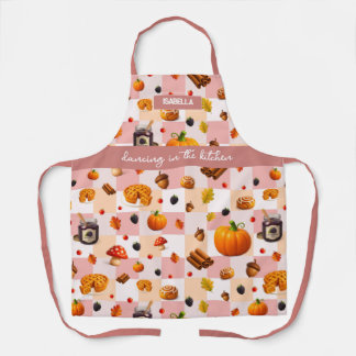 "Dancing in the kitchen" - Cozy Autumn Apron