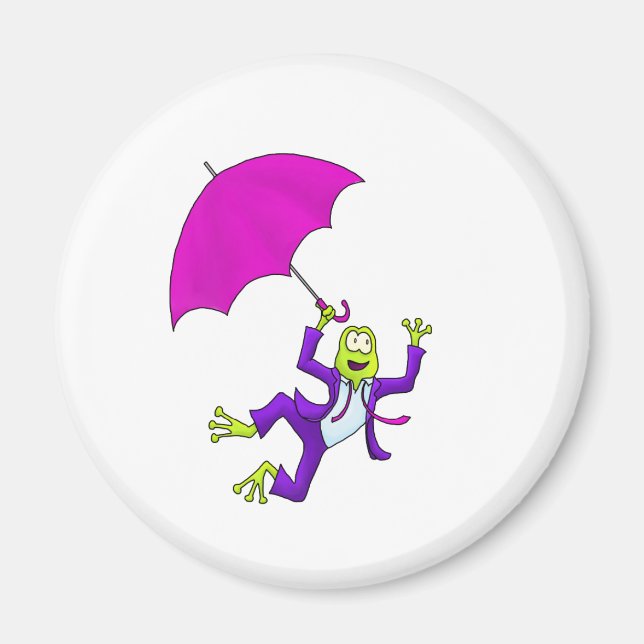 Dancing in the Rain Frog Magnet (Front)