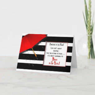 Dancing in the Rain Mug Card