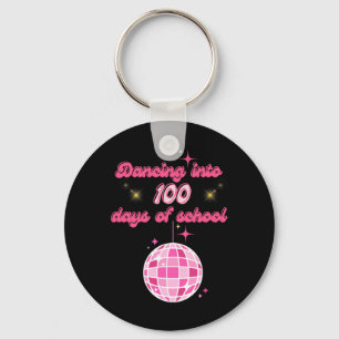Dancing Into 100 Days Of School With Pink Disco Ba Keychain