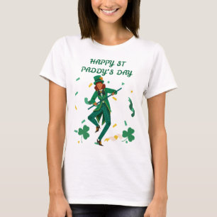 "Dancing Irish Charm – St. Paddy’s Day Tee" T-Shirt