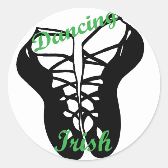Dancing Irish sticker