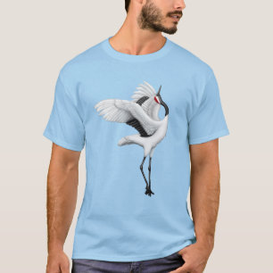 Dancing Japanese Crane Men's T-Shirt