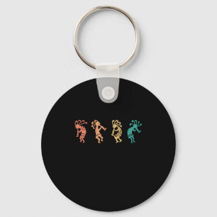 Dancing Kokopelli Southwestern Usa Native American Keychain