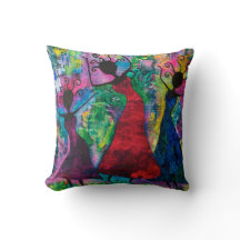Dancing Ladies Pillow