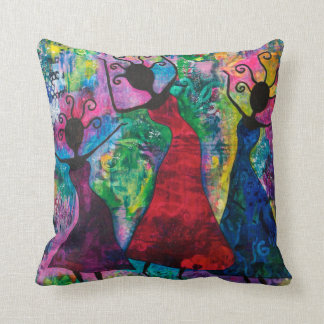 Dancing Ladies Pillow