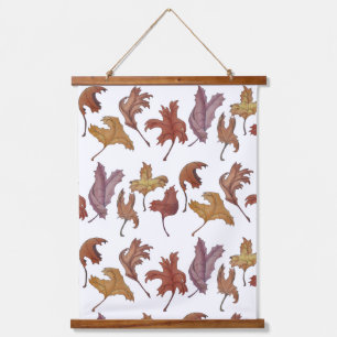 Dancing Leaves Hanging Tapestry