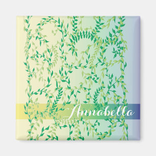 Dancing leaves magnet