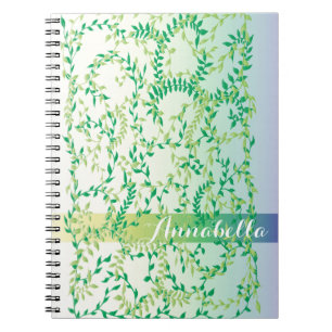 Dancing leaves notebook