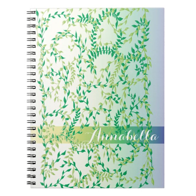 Dancing leaves notebook (Front)