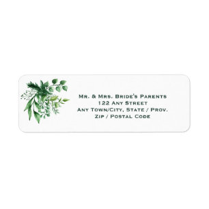 Dancing Leaves - Return Address Labels