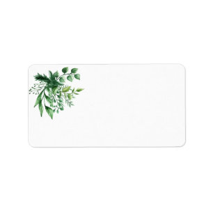 Dancing Leaves - Wedding Address Label