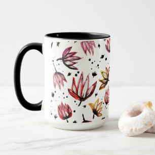 Dancing Lotus Flowers Mug