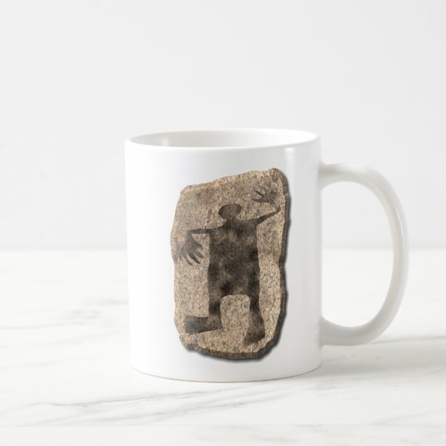 Dancing Man stone Coffee Mug (Right)