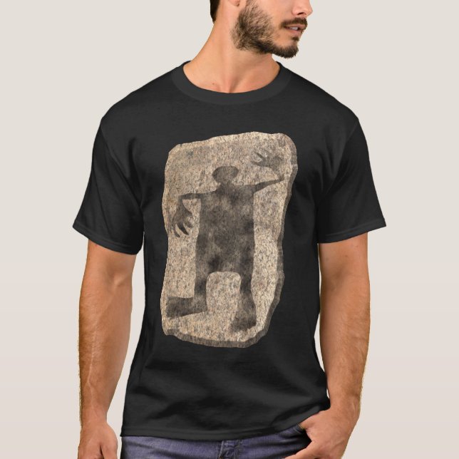 Dancing Man stone T-Shirt (Front)