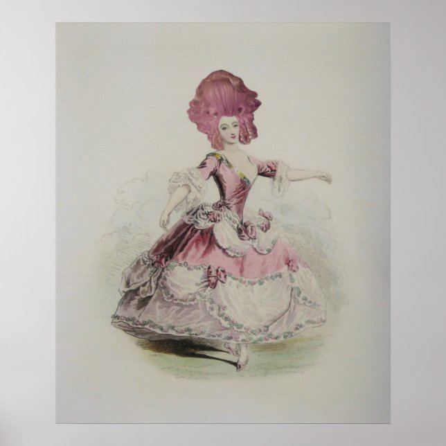 Dancing Marie Antoinette 24x20"- (Size Options) Poster (Front)