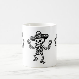 Dancing Mexican Skeleton Coffee Mug