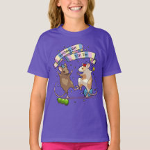 Dancing Mice Birthday Girl V.I.P. Tee Party
