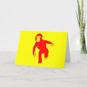 Dancing Monkey Card
