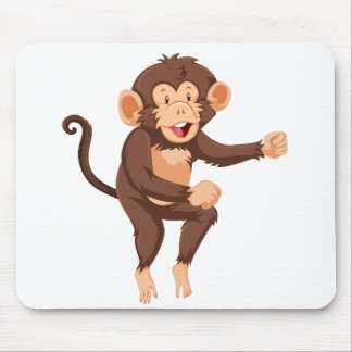 Dancing monkey mouse pad