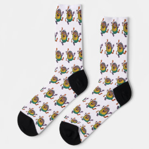 Dancing Monster Socks