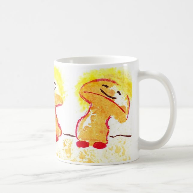 Dancing Mushrooms Mug (Right)