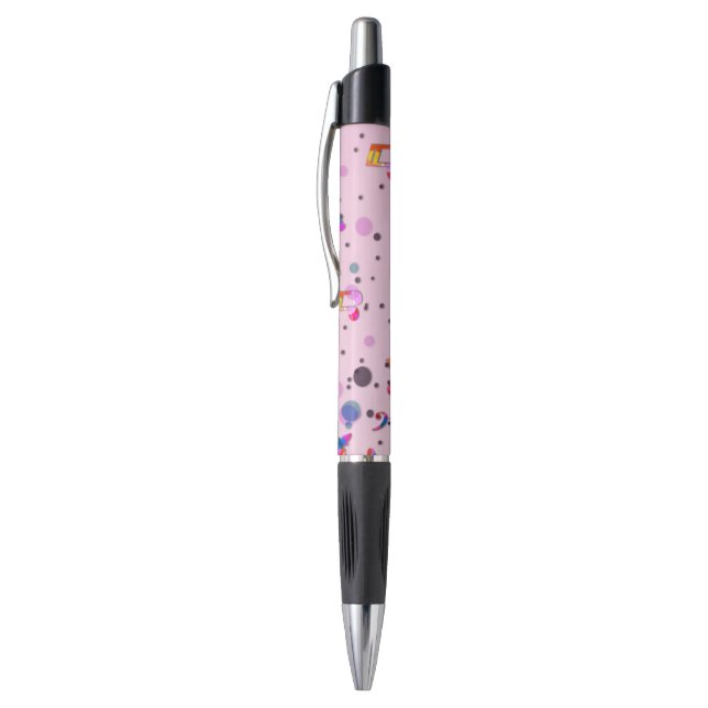 Dancing Music of Colours on Pink Pen (Top (Vertical))