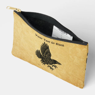 Dancing Norse Raven Accessory Pouch