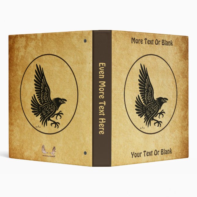 Dancing Norse Raven Binder (Background)