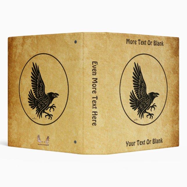 Dancing Norse Raven Binder (Background)