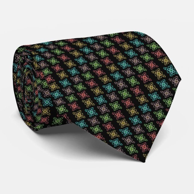 Dancing Octopuses Tie (Rolled)