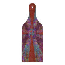 Dancing on Red Abstract Design