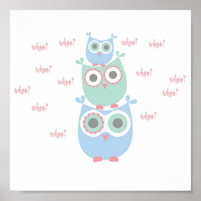 Dancing Owls Poster (Front)