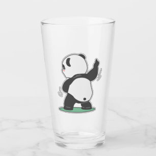 Dancing panda back  glass