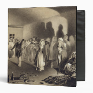 Dancing Party at Kagha-Choura, Dagestan, plate 55 Binder