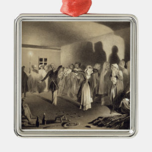 Dancing Party at Kagha-Choura, Dagestan, plate 55 Metal Ornament