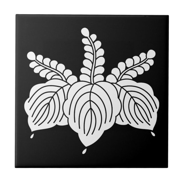 Dancing paulownia tile (Front)