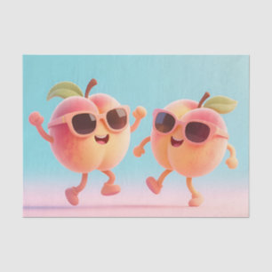Dancing Peaches Sunglasses Tissue Paper
