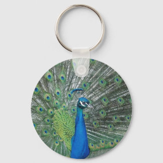 Dancing Peacock Keychain